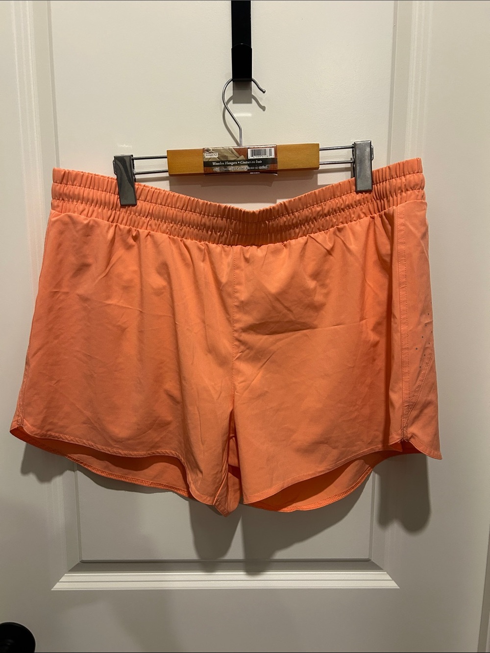 Athletic Works Coral Elastic-Waist Running Shorts